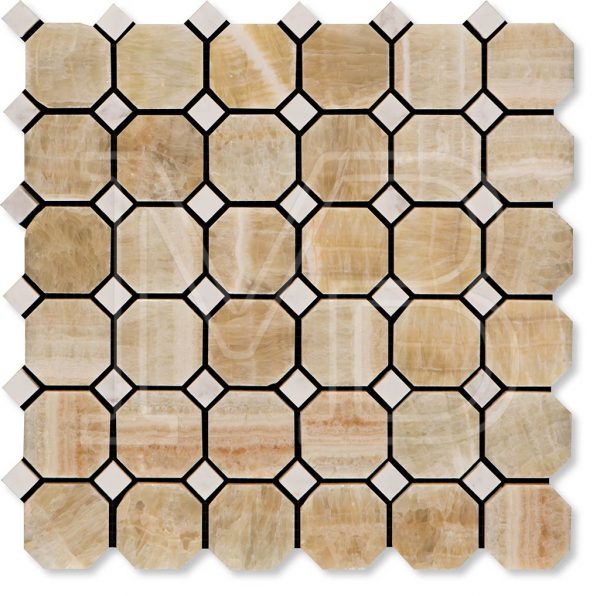 Octagon w White Dots