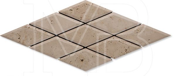 Diamond Deep Bevel 2x4 Honed