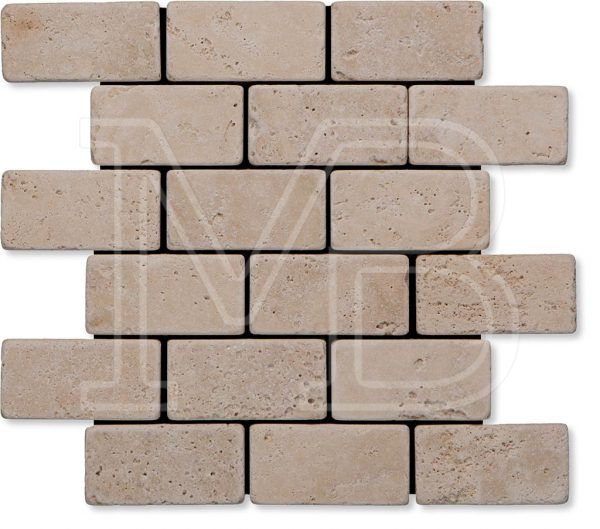 Large Brick Tumbled 2x4